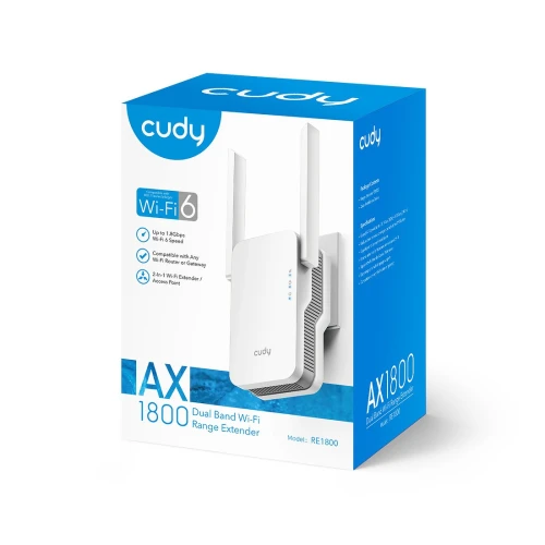 Repeater Cudy RE1800 Wzmacniacz sygnału WiFi6 Mesh