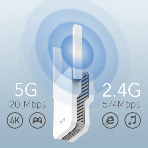 Repeater Cudy RE1800 Wzmacniacz sygnału WiFi6 Mesh