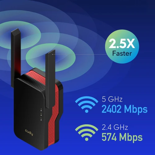 Repeater Cudy RE3000 Wzmacniacz sygnału WiFi6 Mesh