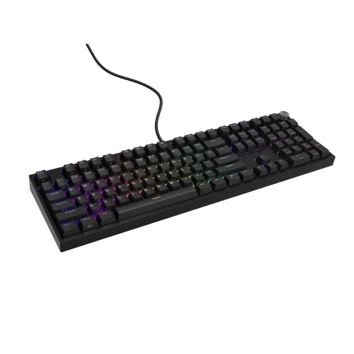 Klawiatura Genesis Thor 404 RGB Outemu Peach Silent Full-size