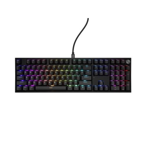 Klawiatura Genesis Thor 404 RGB Gateron Yellow Pro Full-size