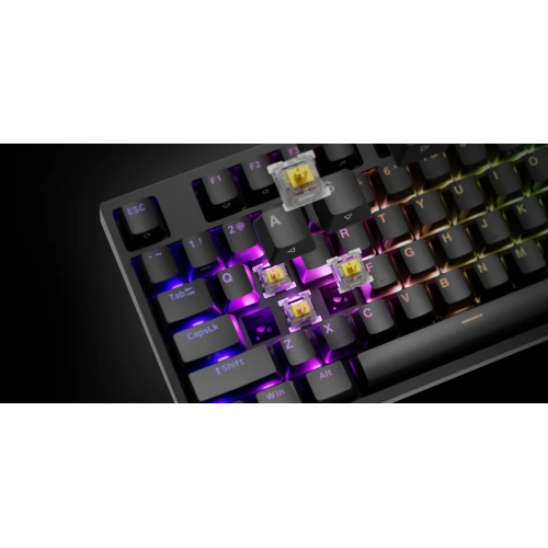 Klawiatura Genesis Thor 404 RGB Gateron Yellow Pro Full-size