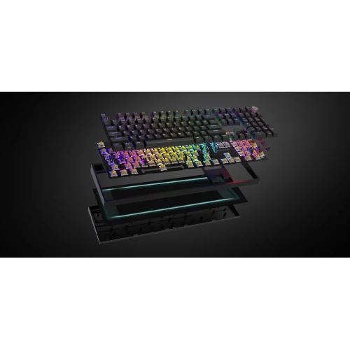 Klawiatura Genesis Thor 404 RGB Gateron Yellow Pro Full-size