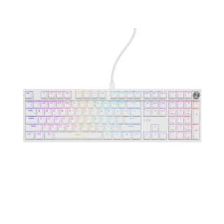 Klawiatura Genesis Thor 404 RGB Gateron Yellow Pro Full-size White