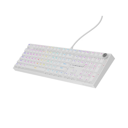 Klawiatura Genesis Thor 404 RGB Gateron Yellow Pro Full-size White