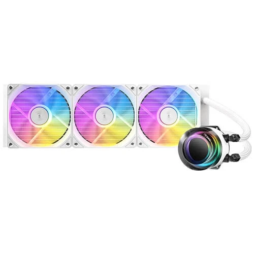 Chłodzenie wodne AiO Antec Vortex Lum 360 White ARGB