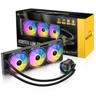 Chłodzenie wodne AiO Antec Vortex Lum 360 Black ARGB