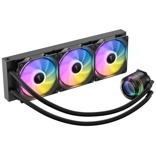 Chłodzenie wodne AiO Antec Vortex Lum 360 Black ARGB
