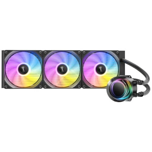 Chłodzenie wodne AiO Antec Vortex Lum 360 Black ARGB