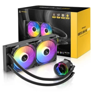 Chłodzenie wodne AiO Antec Vortex Lum 240 Black ARGB