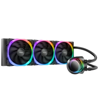 Chłodzenie wodne AiO Antec Vortex 360 Black ARGB