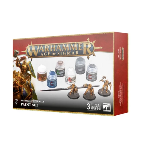 Warhammer Age of Sigmar Stormcast + Paint Set CAN/POL/SCANDA