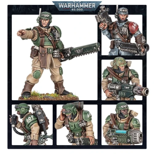 Warhammer 40000 Astra Militarum Cadian Shock Troops