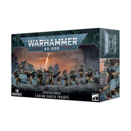 Warhammer 40000 Astra Militarum Cadian Shock Troops
