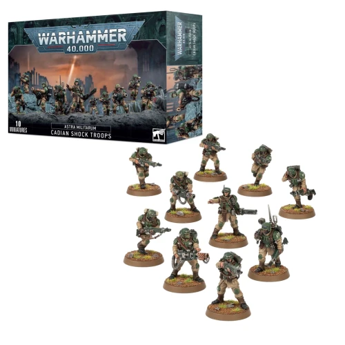 Warhammer 40000 Astra Militarum Cadian Shock Troops