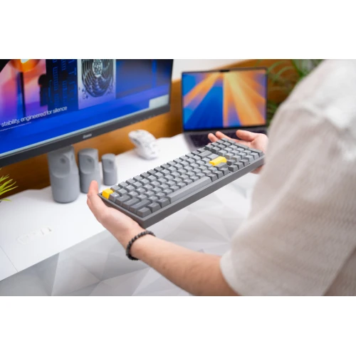 Klawiatura ENDORFY Celeris 1800 RGB Wireless Yellow 2.4GHz + BT