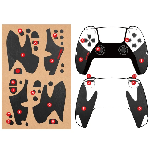 Grip Tape Pulsar Supergrip dla kontrolera PS5 Dualsense