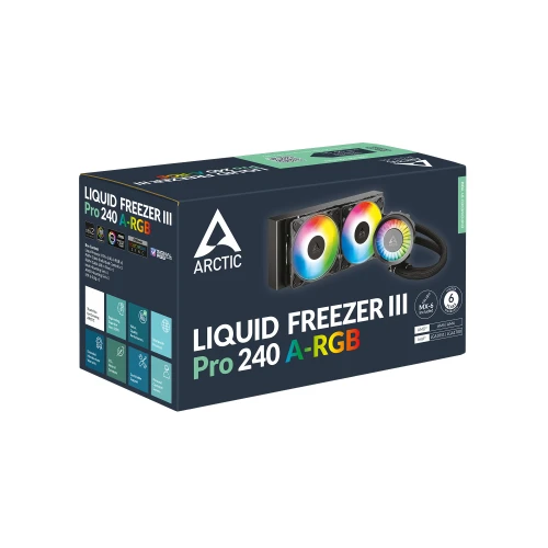 Chłodzenie wodne AiO Arctic Liquid Freezer III Pro 240 ARGB Black