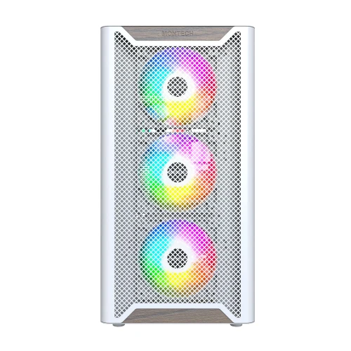 Obudowa Montech XR Wood ARGB White