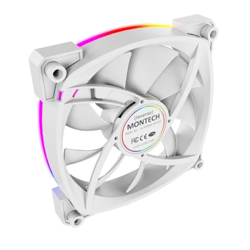 Wentylator Montech RX120 PWM White 120mm