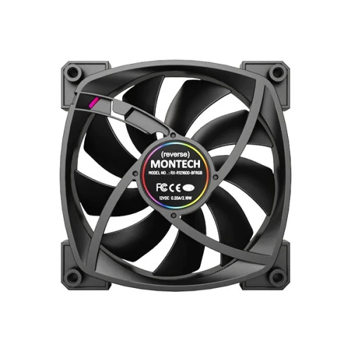 Wentylator Montech RX120 PWM Black 120mm