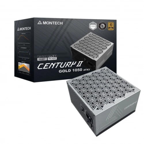 Zasilacz Montech Century II 1050W 80PLUS Gold ATX 3.1 PCIe 5.1
