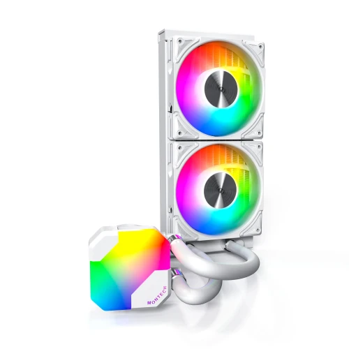 Chłodzenie wodne AiO Montech Hyper Flow ARGB 240 White