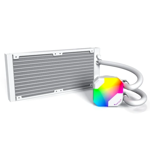 Chłodzenie wodne AiO Montech Hyper Flow ARGB 240 White