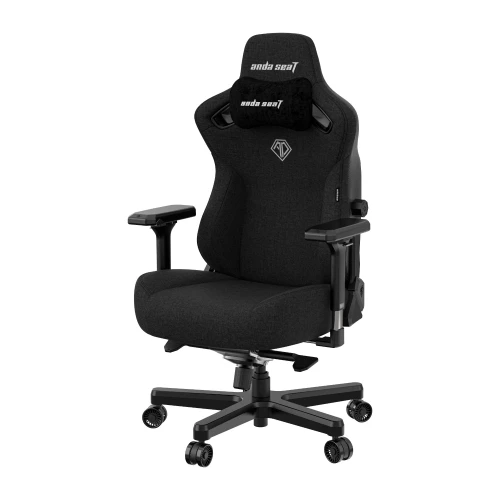 Fotel Anda Seat Kaiser 3 L Black Materiałowy