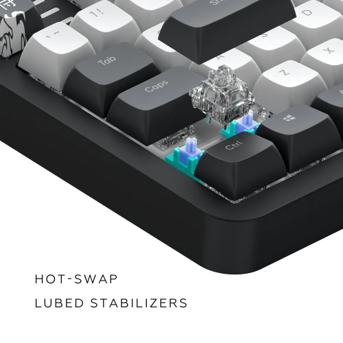 Klawiatura Dark Project ALU Bushido RGB G3MS Moonstone