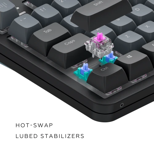 Klawiatura Dark Project ALU Midnight TKL RGB G3MS Zircon