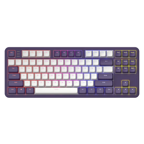 Klawiatura Dark Project ALU87A TKL Violet/White RGB G3MS Sapphire