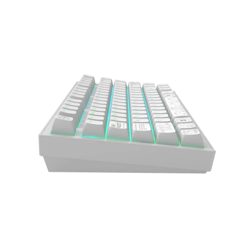 Klawiatura Dark Project ALU Terra Nova White Wireless G3MS Moonstone