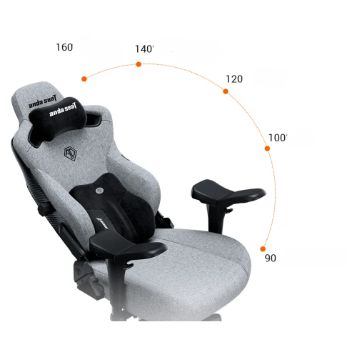 Fotel Anda Seat Kaiser 3 Pro XL Materiałowy gray