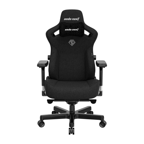 Fotel Anda Seat Kaiser 3 XL Black Materiałowy 