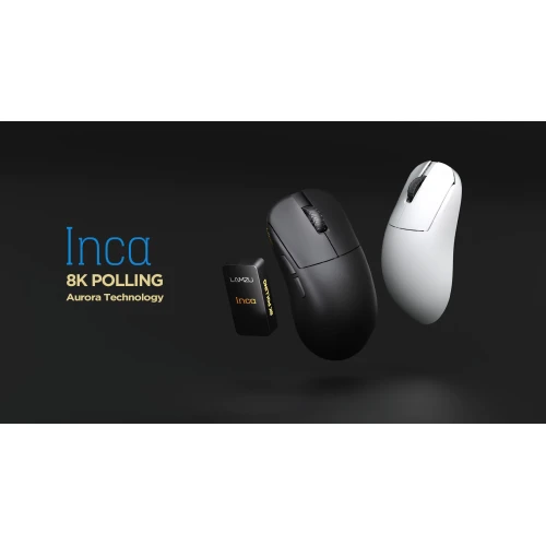 Mysz Lamzu Inca 8K Wireless White OUTLET