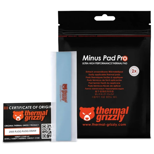 Thermalpad Thermal Grizzly Minus Pad Pro – 120x20x1,5 mm 2szt