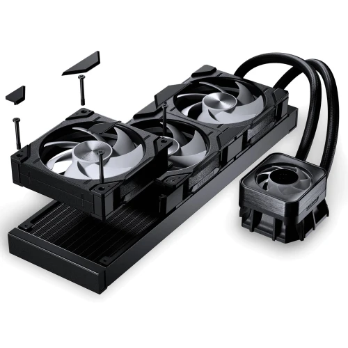 Chłodzenie wodne AiO Phanteks Glacier One 360D30 X2 DRGB Black