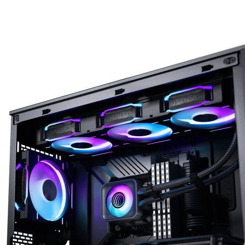 Chłodzenie wodne AiO Phanteks Glacier One 360D30 X2 DRGB Black