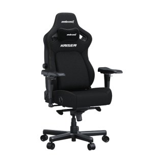 Fotel Anda Seat Kaiser 4 L Black Materiałowy