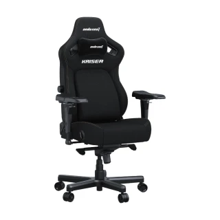 Fotel Anda Seat Kaiser 4 L Black Materiałowy