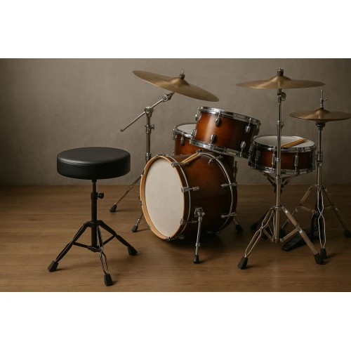 Składane krzesło MOZOS PB02 stołek do pianina, keyboardu OUTLET