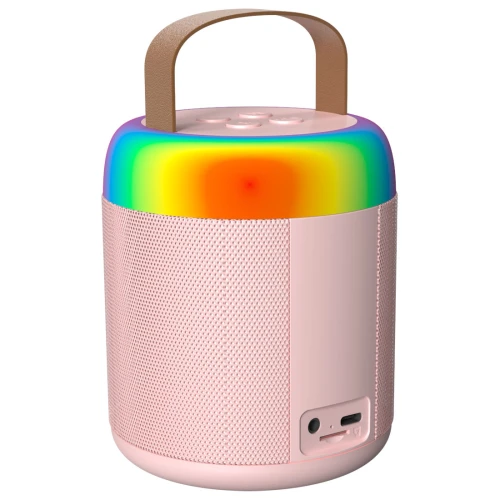 Głośnik z mikrofonem do karaoke dla dzieci MOZOS MK-PINK Bluetooth