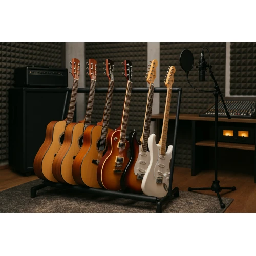 Stojak MOZOS STND-5 Statyw na 5 gitar