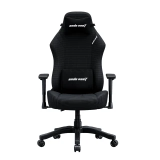 Fotel Anda Seat Luna Black Materiałowy