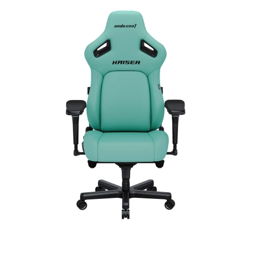 Fotel Anda Seat Kaiser 4 L skórzany zielony