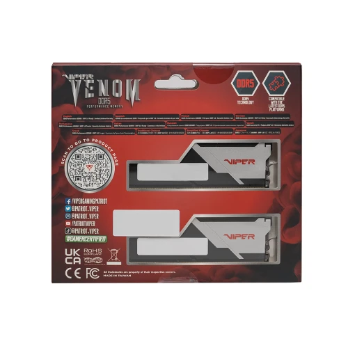 Pamięć DDR5 Patriot Viper Venom 32GB/6000 (2x16GB) CL30 XMP Expo