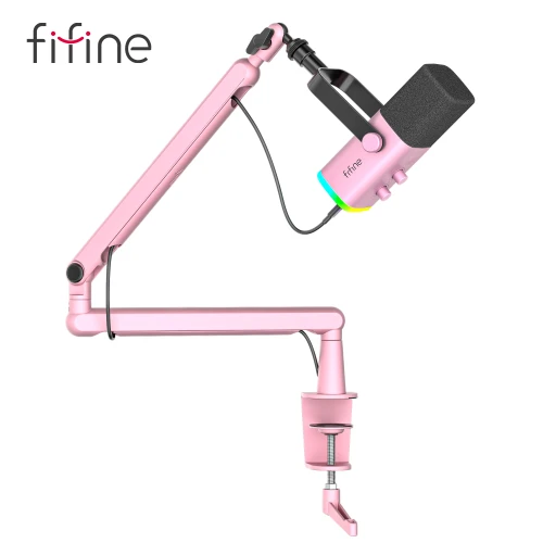 Mikrofon Fifine TAM8P XLR/USB Pink