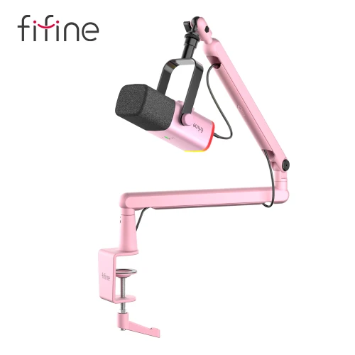 Mikrofon Fifine TAM8P XLR/USB Pink