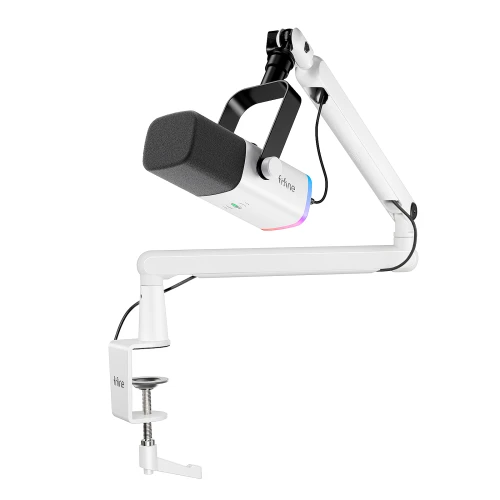 Mikrofon Fifine TAM8W XLR/USB White